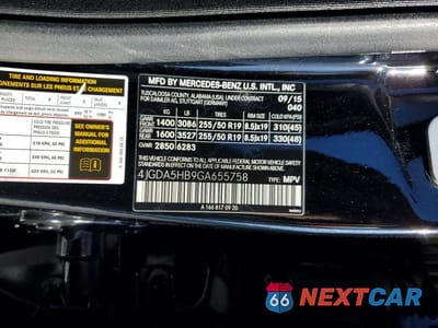 Zdjęcie 13 z 13 samochodu: 2016 MERCEDES-BENZ GLE 350 4MATIC VIN:4JGDA5HB9GA655758 - miniatura