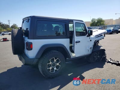 Trzecie zdjęcie samochodu z tyłu: 2021 JEEP WRANGLER RUBICON VIN:1C4HJXCG2MW559375 - miniatura