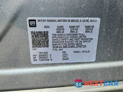 Zdjęcie 13 z 13 samochodu: 2024 GMC TERRAIN SLE VIN:3GKALMEG4RL376715 - miniatura