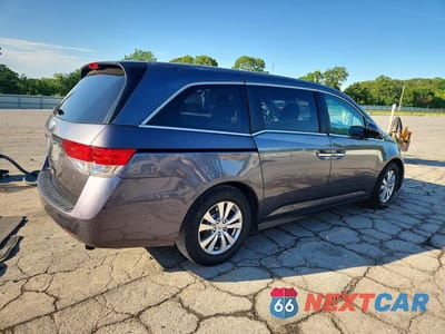 Trzecie zdjęcie samochodu z tyłu: 2016 HONDA ODYSSEY EXL VIN:5FNRL5H66GB063930 - miniatura