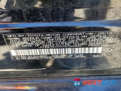 Zdjęcie 12 z 12 samochodu: 2013 LEXUS IS 350 VIN:JTHBE5C2XD5032000 - miniatura