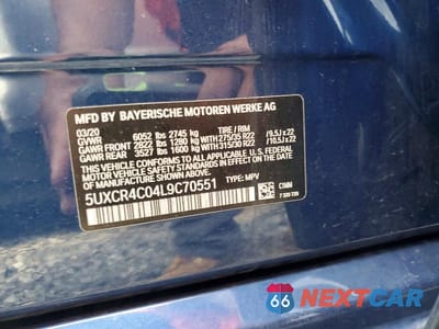 Zdjęcie 14 z 14 samochodu: 2020 BMW X5 SDRIVE 40I VIN:5UXCR4C04L9C70551 - miniatura