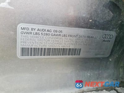 Zdjęcie 12 z 12 samochodu: 2006 AUDI A6 3.2 QUATTRO VIN:WAUDG74F66N067991 - miniatura