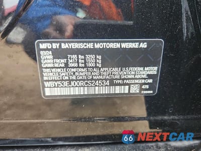 Zdjęcie 12 z 12 samochodu: 2024 BMW I7 XDRIVE60 VIN:WBY53EJ00RCS24534 - miniatura