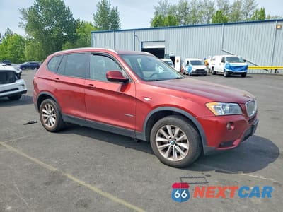 Czwarte zdjęcie samochodu z boku: 2013 BMW X3 XDRIVE28I VIN:5UXWX9C52D0A24924 - miniatura