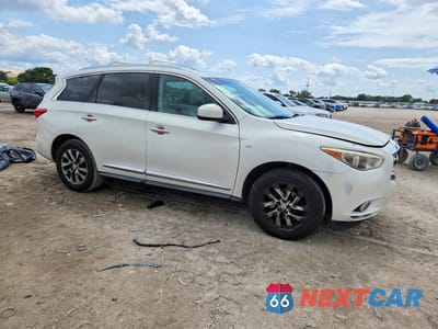 Czwarte zdjęcie samochodu z boku: 2014 INFINITI QX60 BASE VIN:5N1AL0MN5EC507883 - miniatura