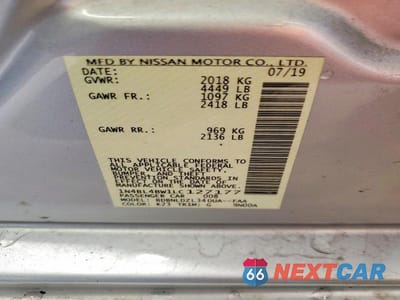 Zdjęcie 13 z 13 samochodu: 2020 NISSAN ALTIMA S VIN:1N4BL4BW1LC127177 - miniatura
