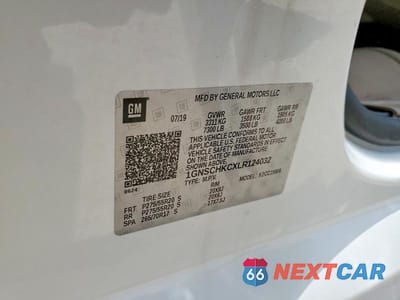 Zdjęcie 13 z 13 samochodu: 2020 CHEVROLET SUBURBAN C1500 LT VIN:1GNSCHKCXLR124032 - miniatura
