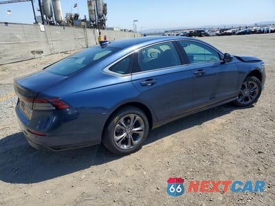 Trzecie zdjęcie samochodu z tyłu: 2023 HONDA ACCORD HYBRID EXL VIN:1HGCY2F67PA014920 - miniatura