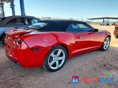 Trzecie zdjęcie samochodu z tyłu: 2012 CHEVROLET CAMARO 2SS VIN:2G1FK3DJXC9193009 - miniatura