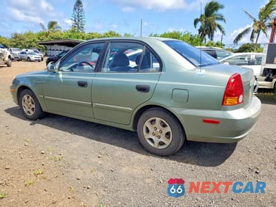 Drugie zdjęcie samochodu z przodu: 2003 HYUNDAI ACCENT GL VIN:KMHCG45C33U429984 - miniatura
