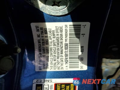 Zdjęcie 12 z 12 samochodu: 2007 HONDA CIVIC EX VIN:1HGFA16817L100368 - miniatura
