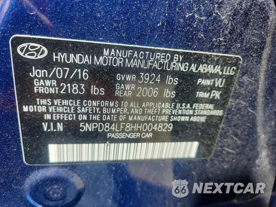 Zdjęcie 12 z 12 samochodu: 2017 HYUNDAI ELANTRA LIMITED VIN:5NPD84LF8HH004829 - miniatura