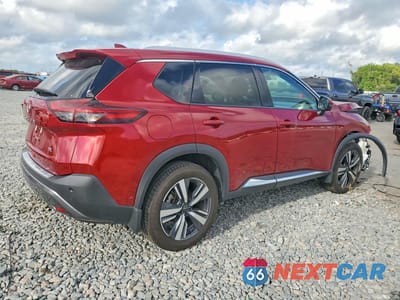 Trzecie zdjęcie samochodu z tyłu: 2023 NISSAN ROGUE SL VIN:5N1BT3CA6PC677810 - miniatura