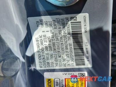 Zdjęcie 12 z 12 samochodu: 2024 HONDA CIVIC SPORT VIN:2HGFE2F59RH541861 - miniatura