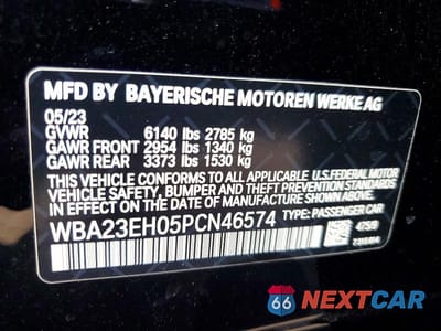 Zdjęcie 12 z 12 samochodu: 2023 BMW 740 I VIN:WBA23EH05PCN46574 - miniatura