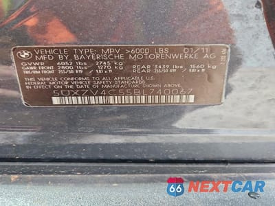 Zdjęcie 13 z 13 samochodu: 2011 BMW X5 XDRIVE35I VIN:5UXZV4C55BL740067 - miniatura