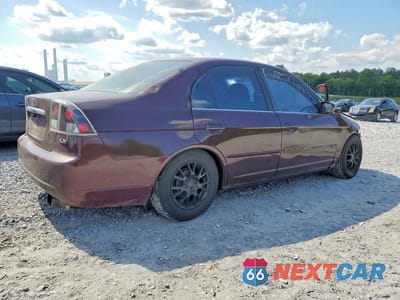 Trzecie zdjęcie samochodu z tyłu: 2002 HONDA CIVIC LX VIN:2HGES165X2H520733 - miniatura