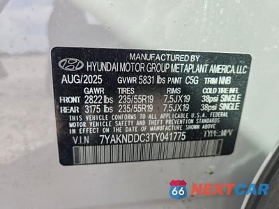 Zdjęcie 13 z 13 samochodu: 2026 HYUNDAI IONIQ 5 SEL VIN:7YAKNDDC3TY041775 - miniatura