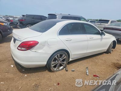 Trzecie zdjęcie samochodu z tyłu: 2017 MERCEDES-BENZ C 300 4MATIC VIN:55SWF4KB2HU200923 - miniatura