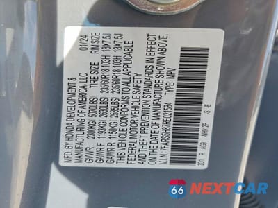 Zdjęcie 13 z 13 samochodu: 2024 HONDA CR-V SPORT-L VIN:7FARS5H87RE021584 - miniatura