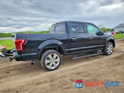 Trzecie zdjęcie samochodu z tyłu: 2016 FORD F150 SUPERCREW VIN:1FTEW1EG6GFC33050 - miniatura