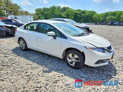 Czwarte zdjęcie samochodu z boku: 2014 HONDA CIVIC LX VIN:19XFB2F5XEE204631 - miniatura