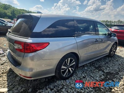 Trzecie zdjęcie samochodu z tyłu: 2019 HONDA ODYSSEY ELITE VIN:5FNRL6H98KB003690 - miniatura