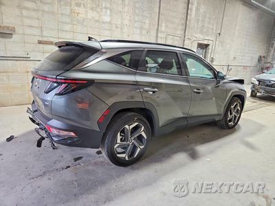 Trzecie zdjęcie samochodu z tyłu: 2022 HYUNDAI TUCSON LIMITED VIN:5NMJECAE7NH153094 - miniatura