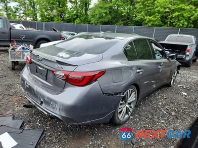 Trzecie zdjęcie samochodu z tyłu: 2023 INFINITI Q50 SENSORY VIN:JN1EV7CR1PM542398 - miniatura
