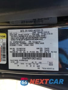 Zdjęcie 12 z 12 samochodu: 2013 FORD FUSION TITANIUM VIN:3FA6P0K91DR216033 - miniatura