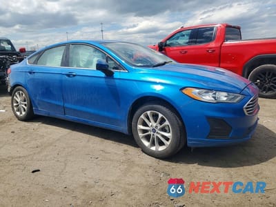 Czwarte zdjęcie samochodu z boku: 2020 FORD FUSION SE VIN:3FA6P0HD2LR187376 - miniatura