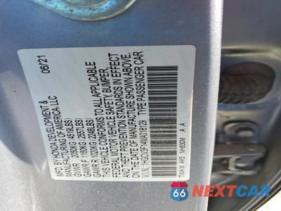 Zdjęcie 12 z 12 samochodu: 2021 HONDA ACCORD HYBRID VIN:1HGCV3F14MA018129 - miniatura