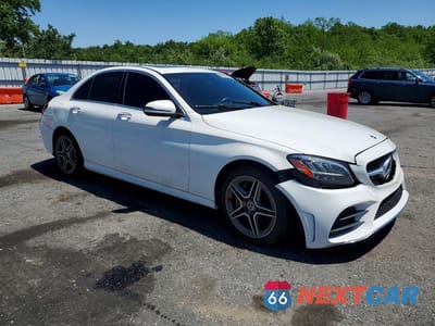 Czwarte zdjęcie samochodu z boku: 2020 MERCEDES-BENZ C 300 4MATIC VIN:WDDWF8EB3LR551305 - miniatura