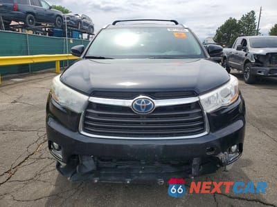 Piąte zdjęcie samochodu w środku: 2014 TOYOTA HIGHLANDER HYBRID LIMITED PLATINUM VIN:5TDDCRFH8ES004621 - miniatura
