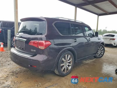 Trzecie zdjęcie samochodu z tyłu: 2014 INFINITI QX80 BASE VIN:JN8AZ2NC0E9352589 - miniatura