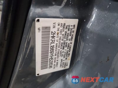 Zdjęcie 13 z 13 samochodu: 2000 HONDA ODYSSEY EX VIN:2HKRL1869YH531516 - miniatura
