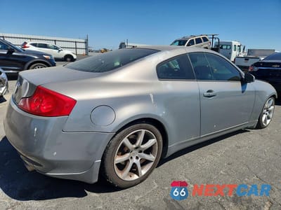 Trzecie zdjęcie samochodu z tyłu: 2006 INFINITI G35 BASE VIN:JNKCV54EX6M711903 - miniatura