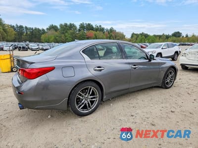 Trzecie zdjęcie samochodu z tyłu: 2017 INFINITI Q50 3.0T PREMIUM VIN:JN1EV7AR7HM835145 - miniatura