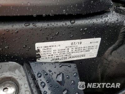 Zdjęcie 9 z 9 samochodu: 2019 YAMAHA YZFR6 VIN:JYARJ28E3KA005265 - miniatura