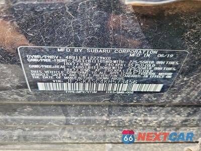 Zdjęcie 14 z 14 samochodu: 2019 SUBARU FORESTER LIMITED VIN:JF2SKASC4KH573456 - miniatura