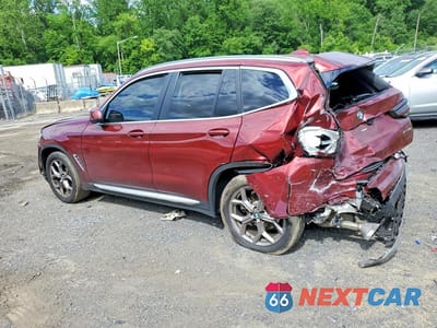 Drugie zdjęcie samochodu z przodu: 2022 BMW X3 XDRIVE30I VIN:5UX53DP03N9L62156 - miniatura