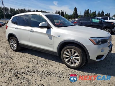 Czwarte zdjęcie samochodu z boku: 2017 BMW X3 XDRIVE28I VIN:5UXWX9C35H0W70881 - miniatura