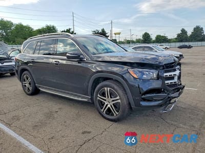 Czwarte zdjęcie samochodu z boku: 2021 MERCEDES-BENZ GLS 450 4MATIC VIN:4JGFF5KE4MA438837 - miniatura