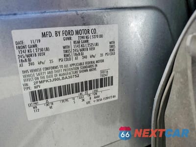 Zdjęcie 14 z 14 samochodu: 2020 FORD EDGE SEL VIN:2FMPK3J90LBA30752 - miniatura