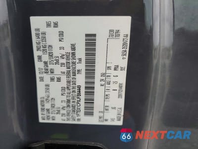 Zdjęcie 12 z 12 samochodu: 2018 FORD F150 SUPER CAB VIN:1FTEX1CPXJFB64449 - miniatura