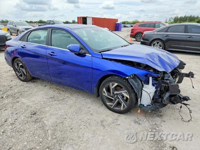 Czwarte zdjęcie samochodu z boku: 2025 HYUNDAI ELANTRA SEL VIN:KMHLS4DG5SU965353 - miniatura