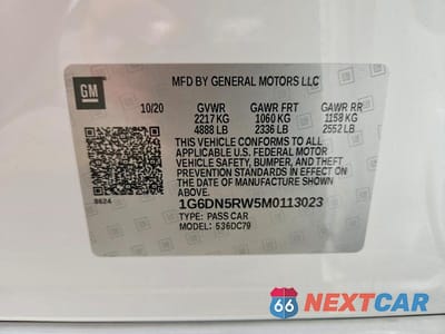 Zdjęcie 12 z 12 samochodu: 2021 CADILLAC CT5 PREMIUM LUXURY VIN:1G6DN5RW5M0113023 - miniatura