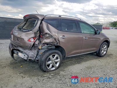 Trzecie zdjęcie samochodu z tyłu: 2010 NISSAN MURANO S VIN:JN8AZ1MU7AW021637 - miniatura