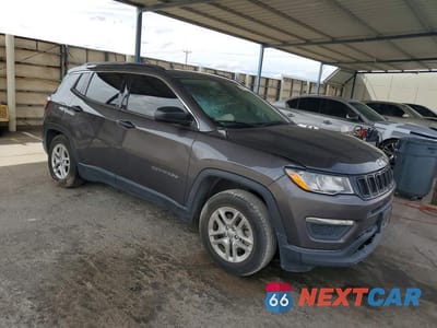 Czwarte zdjęcie samochodu z boku: 2021 JEEP COMPASS SPORT VIN:3C4NJCAB1MT514372 - miniatura